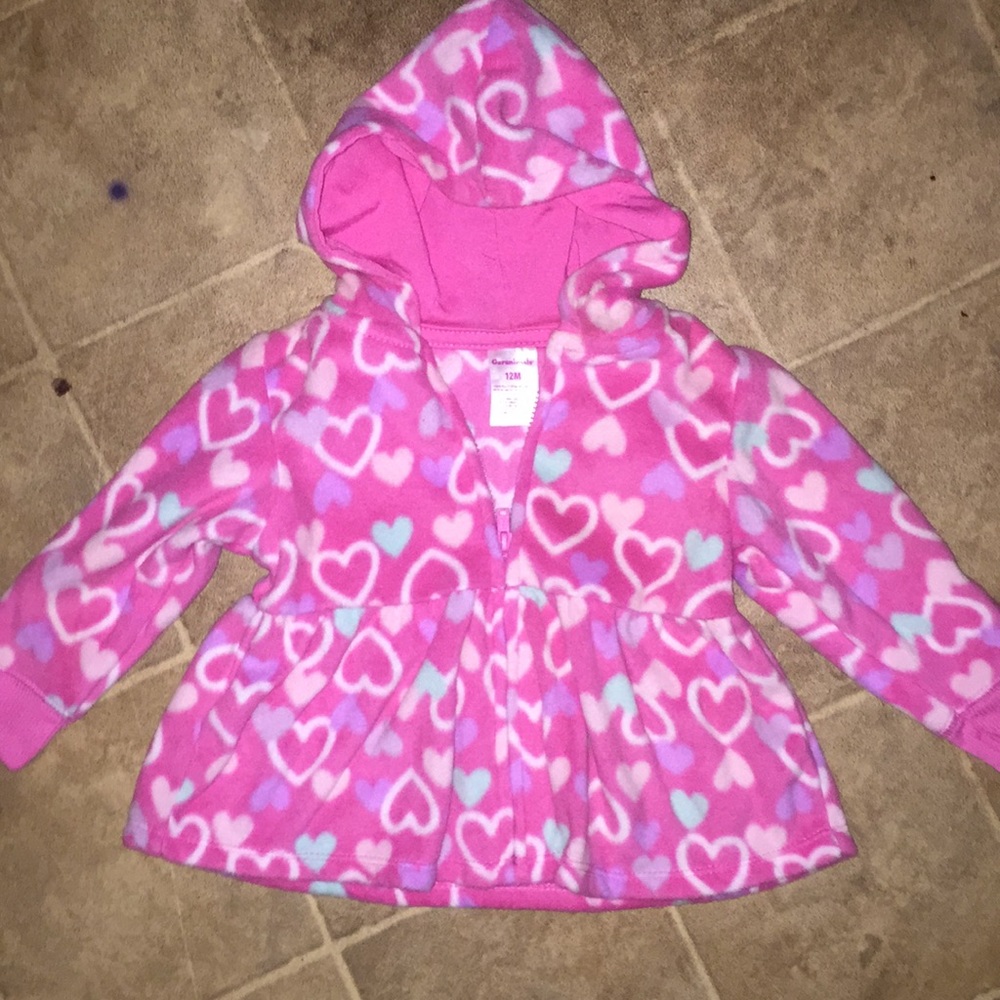 Zip up baby hoodie